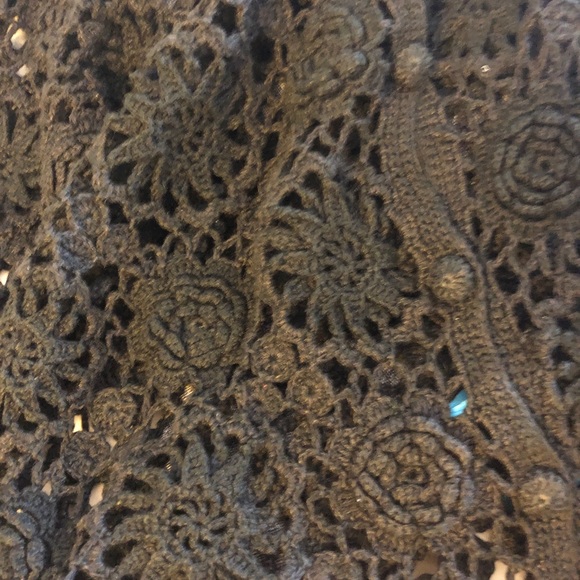 Women’s Knitted Lace Design Sweater - Picture 9 of 9